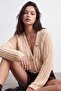 Buttoned Thick Knitted Cardigan - 4