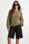Thick knit crop sweater - 3