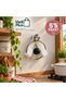 Vadi Plus 5-Piece White Foldable Pot Lid and Plate Holder – Wall-Mounted Kitchen Organizer - 3