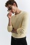 Single Button Ribbed Long Sleeve T-Shirt - 3