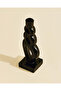 Black Ceramic Candle Holder - 4