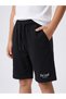 La'Ciel Printed Boys' Black Cotton Pocketed Drawstring Summer Shorts