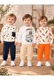 3-Piece Baby Boy Set – Teddy Bear, Star Bear and Carrot Patterned, 6-24 Months