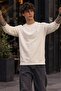 Men's Basic Seasonal Loose 3-Piece Sweatshirt - 3