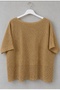 Women's Openwork Knitwear Blouse / Sweater Oversize Standard Size - 2