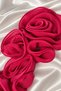 Fabric Rose Motif Applique - 3