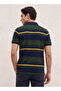 Basics Striped Pique Polo T-shirt - 4