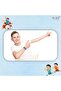 Round Stylish Analog Watch for Kids Rotating Bezel, Separate Minutes Display 30M Water Resistant Textured & Soft Silicone Strap-Blue - 2