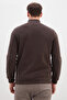 Ribbed Collar Zippered Regular Fit Jacket - 8
