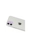 Apple iPhone 12 Compatible Rainbow Camera Lens Protection Glass - Purple - 3
