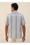 Smart Regular Fit Striped Shirt - 4