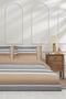 Listrado Single Elastic Sheet Duvet Cover Set