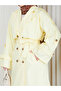 Women's Long Draped Belted Oversized Trench Coat - 3