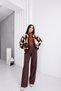 Diamond Patterned Buttoned Cardigan - 8