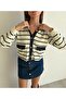 Buttoned Front Knitwear Jacket