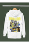 Ronaldo Nazario Printed Cotton Long Sleeved 3-Yarn Hooded Sweatshirt