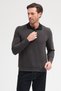 Men's Polo Neck Long Sleeve Sweatshirt - 7