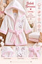 0-2 Years Old 100% Cotton Rabbit Baby Bathrobe Set 4 Piece Boxed Bath and Gift Set - 3