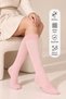 Women's Bamboo Knee Socks Pink Color Single Pair