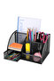 Mesh Desk Organizer with Pen Holder, Pen Organizer, Stationery Storage, Great for Office Supplies and Desk Accessories