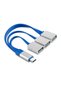 4346 Type-C to USB 3.0 Converter Multiplexer 3 Port Adapter Hub