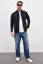 Zippered Stand Collar Softshell Jacket - 2
