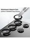 Samsung Galaxy A25 5g Compatible Valdez Metal Camera Lens - Black Bezoss - 3