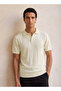 Basics Textured Polo T-shirt