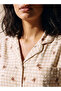 Intimates Viscose Teddy Bear Print Button-Down Shirt and Pyjama Set - 6