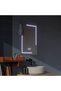 Rectangular LED Mirror, 50x70cm, ECLISSA Touch, Defog System, Dimmable