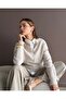 Soft Textured Half-Buttoned Knitted Sweater - 2