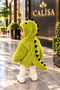 Children's Dinosaur Plush Cardigan Hooded 2-5 Years Old Winter Plush Coat |   Girl Child |   Boy - 2