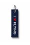 Fabric Keychain Navy Blue "I Love Flying"