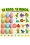 Ocean Animal Bath Bombs for Kids with Surprise Toys Inside, 12 Pack Colourful Fizzy Bubble Bath Gift Set for Boys and Girls, Sea Creature Birthday and Christmas Gift - 3