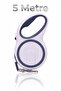 5 Meters 20 kg Automatic Retractable Dog Leash - Safety Locking Ribbon Leash Beige