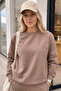 3 Thread Winter Crew Neck Sweatshirt Jogger Set - Relaxed Fit Stretchable - 8