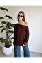 Boat Neck Textured Stylish Blouse - 3