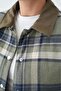Women's Snap Fastener Plaid Quilted Premium Jacket - 2