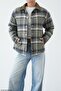 Women's Snap Fastener Plaid Quilted Premium Jacket