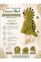 Children's Dinosaur Plush Cardigan Hooded 2-5 Years Old Winter Plush Coat |   Girl Child |   Boy - 4