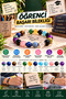 Student Success Natural Stone Bracelet – Focus, Motivation, and Study Support 8 mm