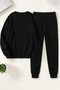 Unisex Bloom Daisies Crew Neck Sweatshirt - 2-Piece Tracksuit Set - 2