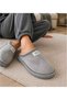 Women's Nubuck Material Lightweight Sole Comfortable Sound-Proofing Home Slippers - 2
