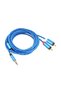 3.5mm to 2 Rca Audio Cable - Braided Aux / Cinch Stereo Audio & Converter Cable - 7