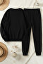 Unisex Inyourself Printed Crew Neck Sweatshirt - 2-Piece Tracksuit Set - 2