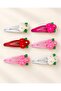 Girl's 6-Piece Figured Snap Buckle Set Children's Hair Clips