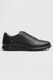 100% Genuine Leather Black Lace-Up Comfortable Casual Men's Shoes Luass30Al0069