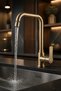Antique Gold Swivel Head Sink Faucet Brushed Antique Modern Kitchen Fixture with 5 Years Warranty