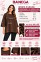 Women's Plus Size Oversized Crew Neck Flexible Combed Cotton Long Loose Blouse Tunic - 2