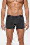 12-Pack Plain Men's Boxer Set - Cotton Lycra Flexible Underwear + Custom Made Sleep Band as a Gift - 7
